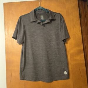 Stio IceFloe Tech Polo Shirt Gray S